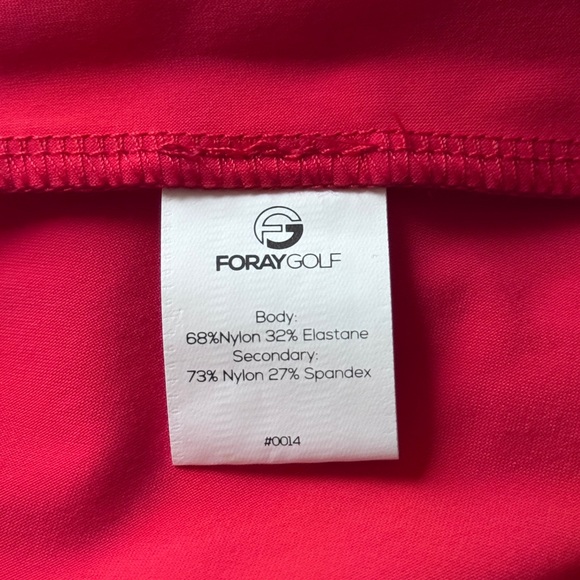 NEW Foray Golf Hot Mesh Sleeveless Polo Size XL Tomato - Picture 8 of 10